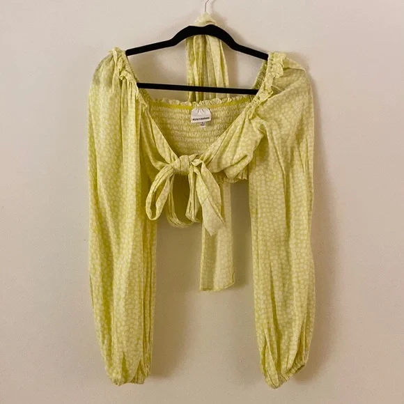 Wrap crop top - Picture 2 of 6